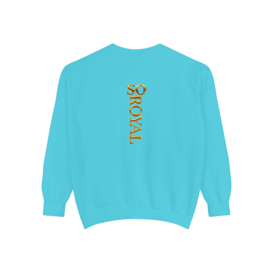Royalty Graphic Sweatshirt — “SMARTEYWOMANS ROYALS” Gold Foil Crewneck