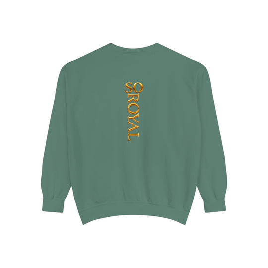 Royalty Graphic Sweatshirt — “SMARTEYWOMANS ROYALS” Gold Foil Crewneck