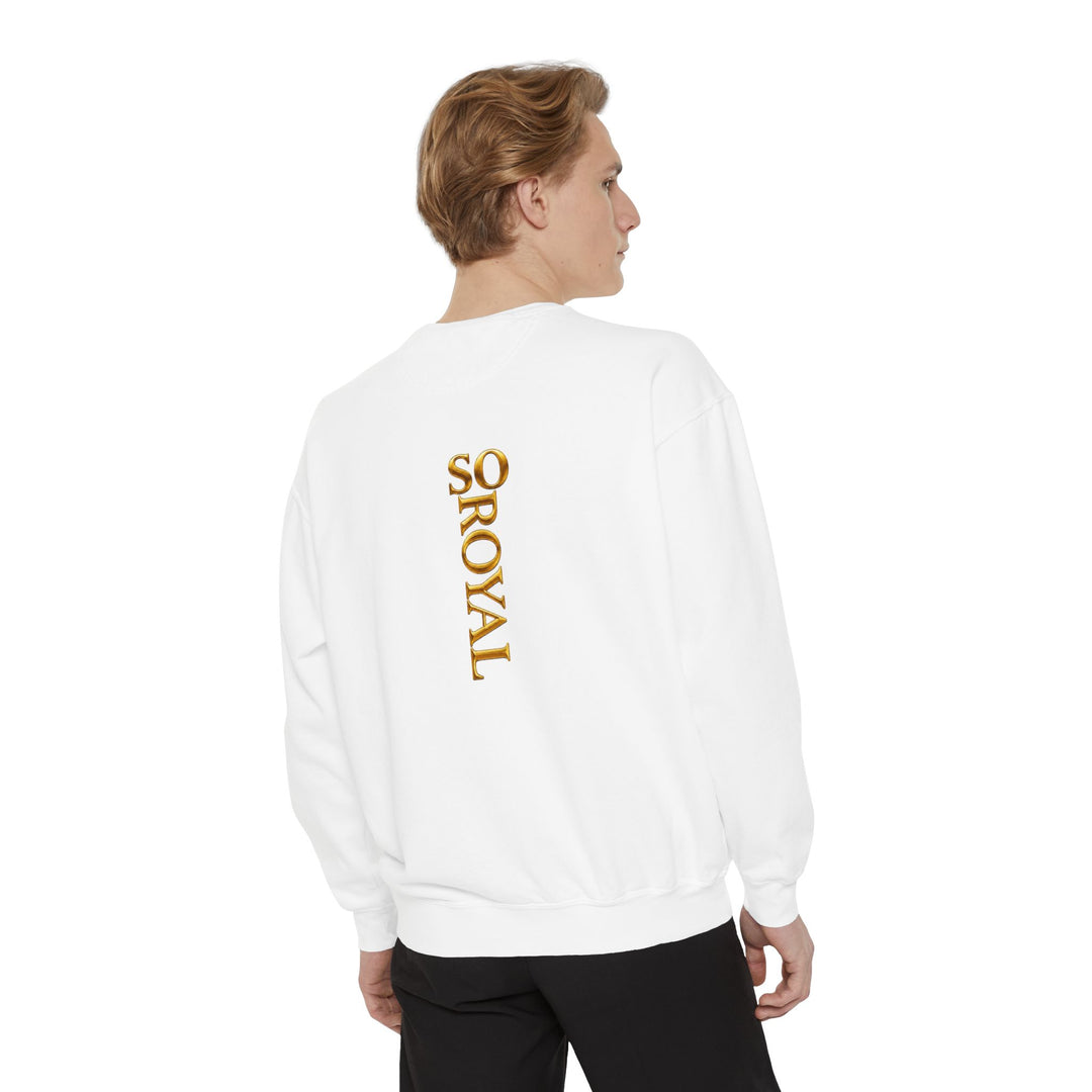 Royalty Graphic Sweatshirt — “SMARTEYWOMANS ROYALS” Gold Foil Crewneck