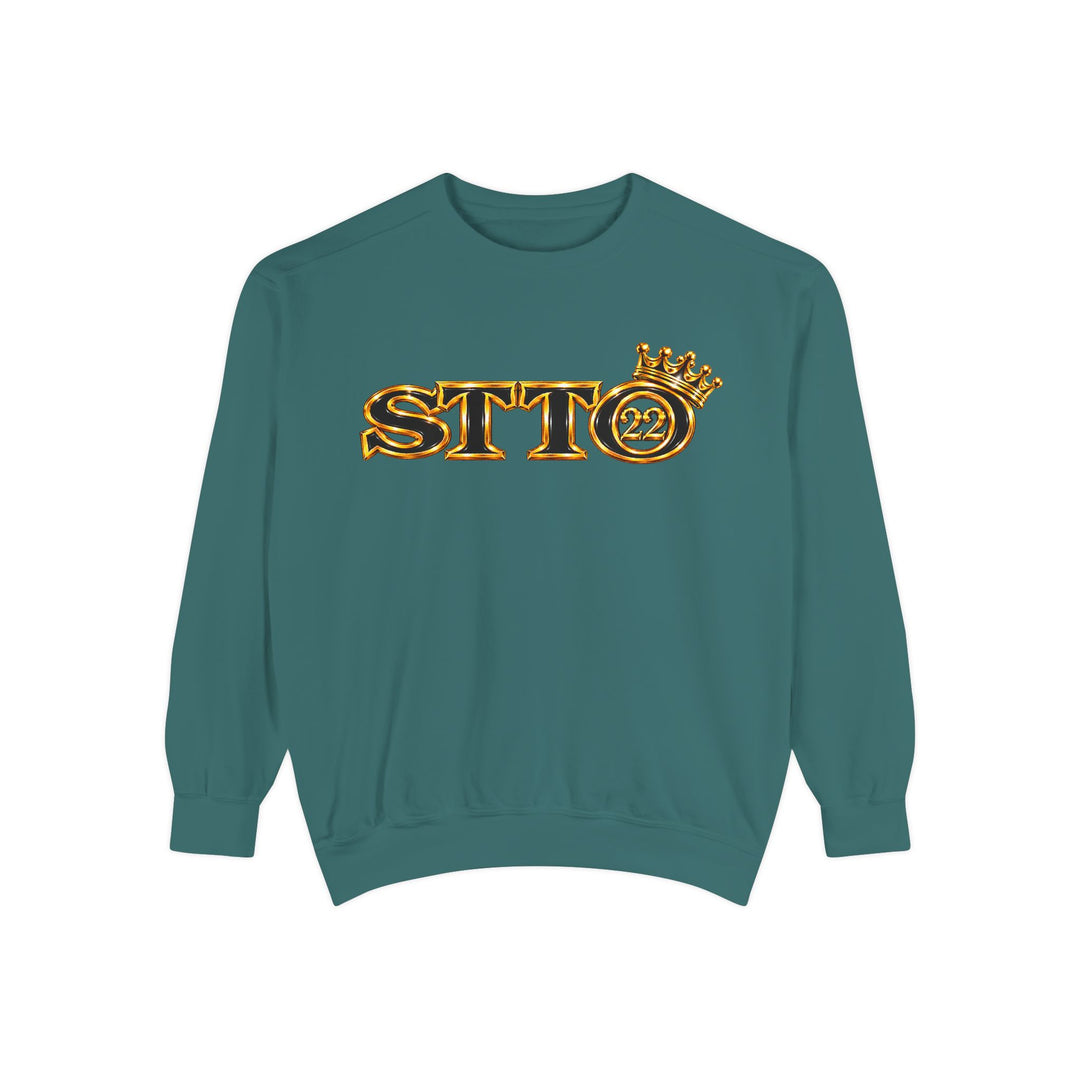 Royalty Graphic Sweatshirt — “SMARTEYWOMANS ROYALS” Gold Foil Crewneck