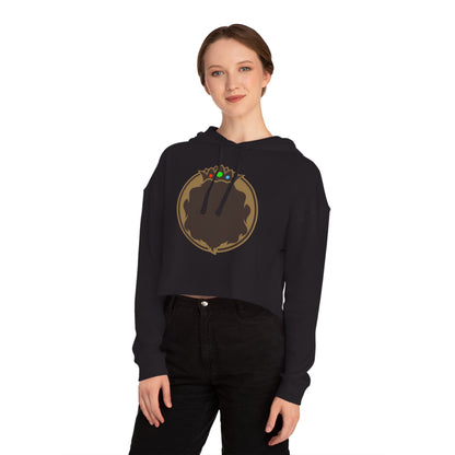 Watch no face Women’s Cropped Hooded Sweatshirt