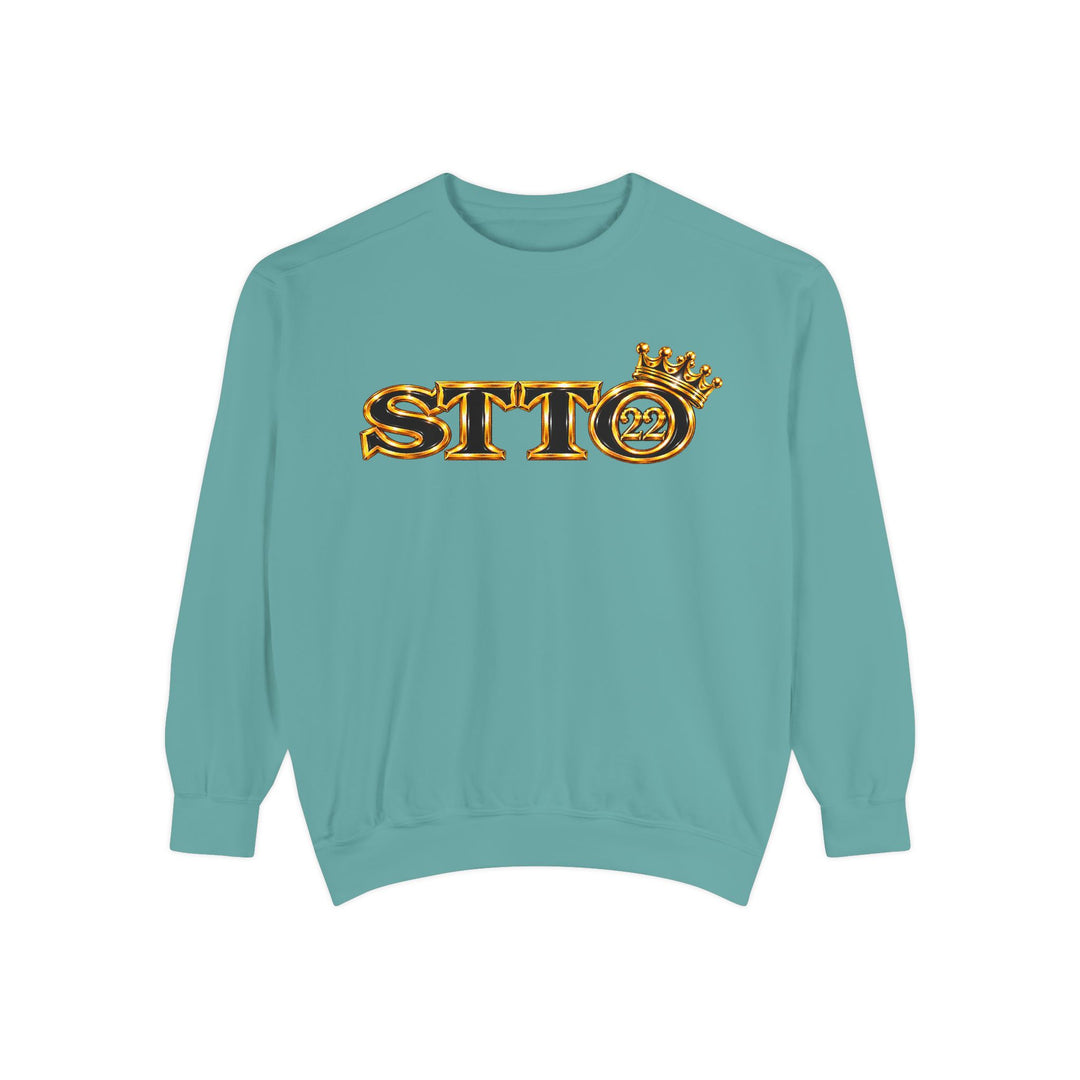 Royalty Graphic Sweatshirt — “SMARTEYWOMANS ROYALS” Gold Foil Crewneck