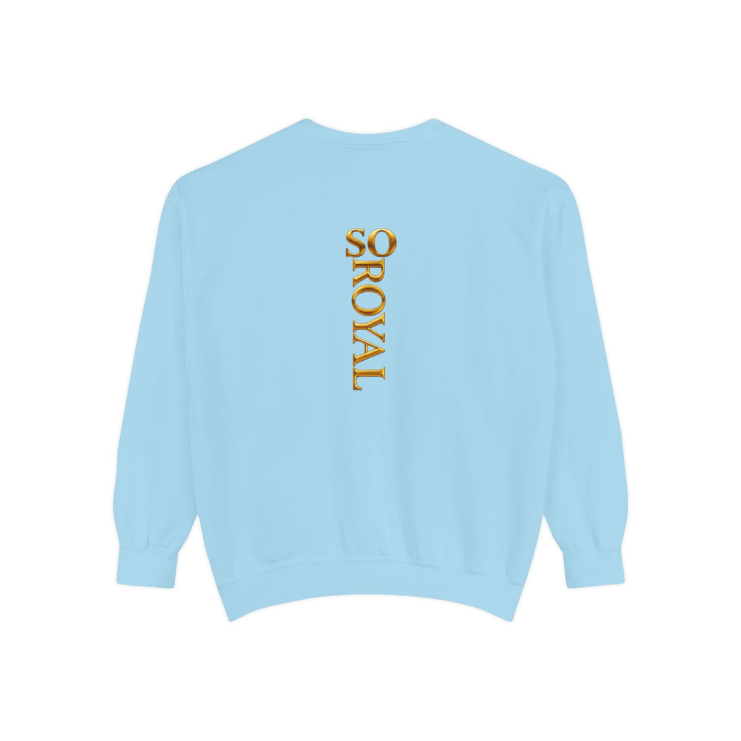 Royalty Graphic Sweatshirt — “SMARTEYWOMANS ROYALS” Gold Foil Crewneck