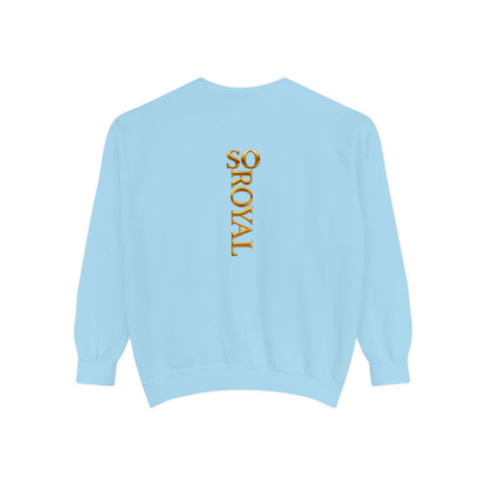 Royalty Graphic Sweatshirt — “SMARTEYWOMANS ROYALS” Gold Foil Crewneck