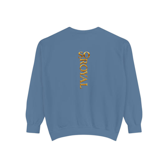 Royalty Graphic Sweatshirt — “SMARTEYWOMANS ROYALS” Gold Foil Crewneck