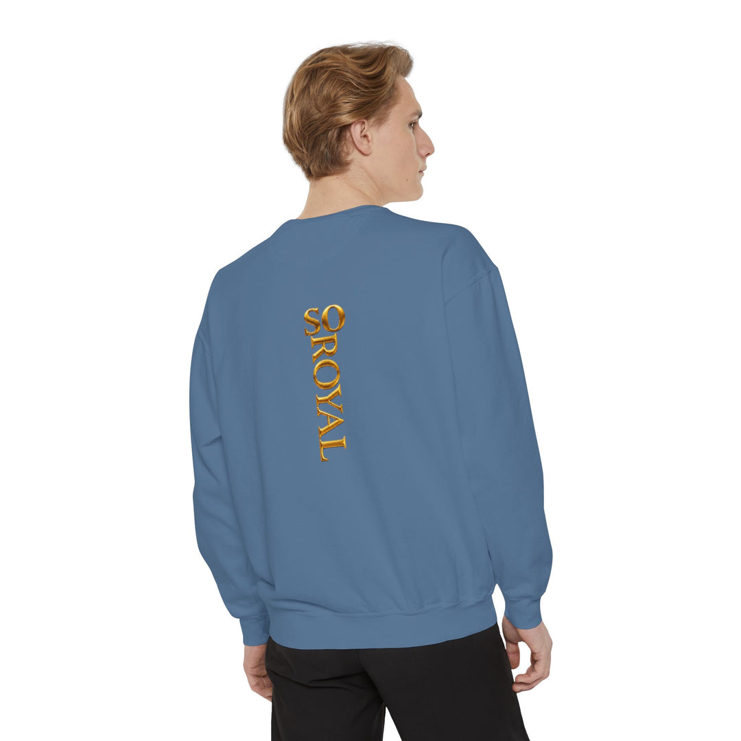 Royalty Graphic Sweatshirt — “SMARTEYWOMANS ROYALS” Gold Foil Crewneck
