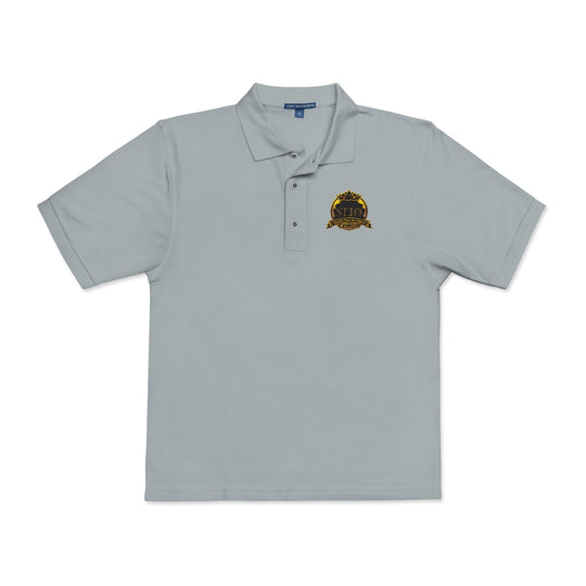 Embroidered Sunflower Crest Polo Shirt