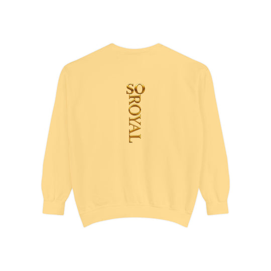 Royalty Graphic Sweatshirt — “SMARTEYWOMANS ROYALS” Gold Foil Crewneck