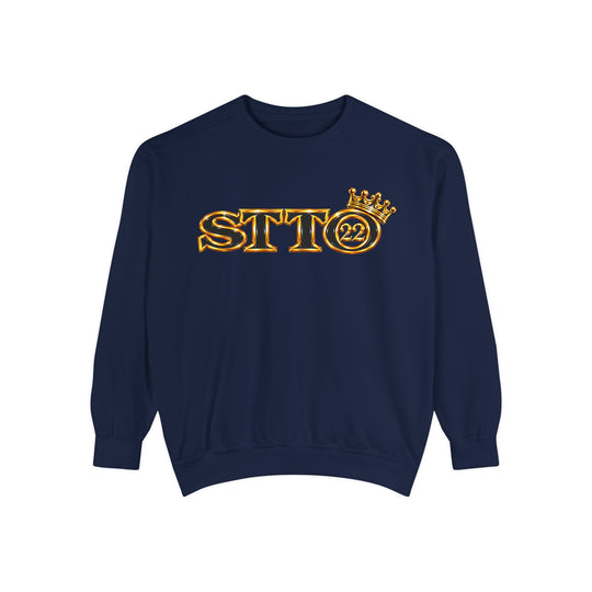 Royalty Graphic Sweatshirt — “SMARTEYWOMANS ROYALS” Gold Foil Crewneck