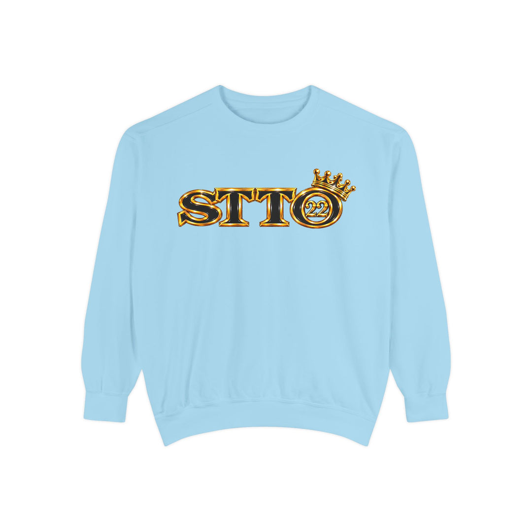 Royalty Graphic Sweatshirt — “SMARTEYWOMANS ROYALS” Gold Foil Crewneck