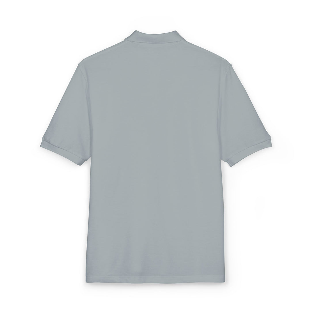 Embroidered Sunflower Crest Polo Shirt
