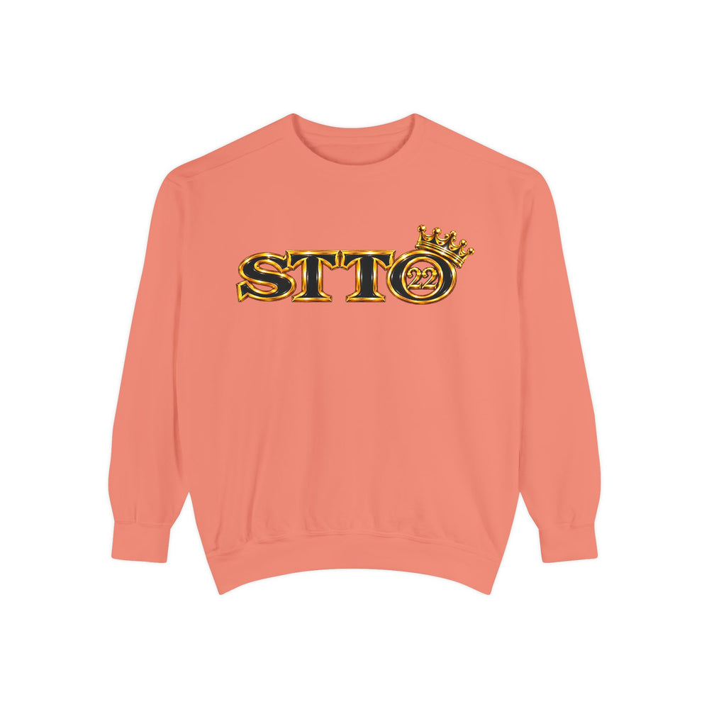 Royalty Graphic Sweatshirt — “SMARTEYWOMANS ROYALS” Gold Foil Crewneck