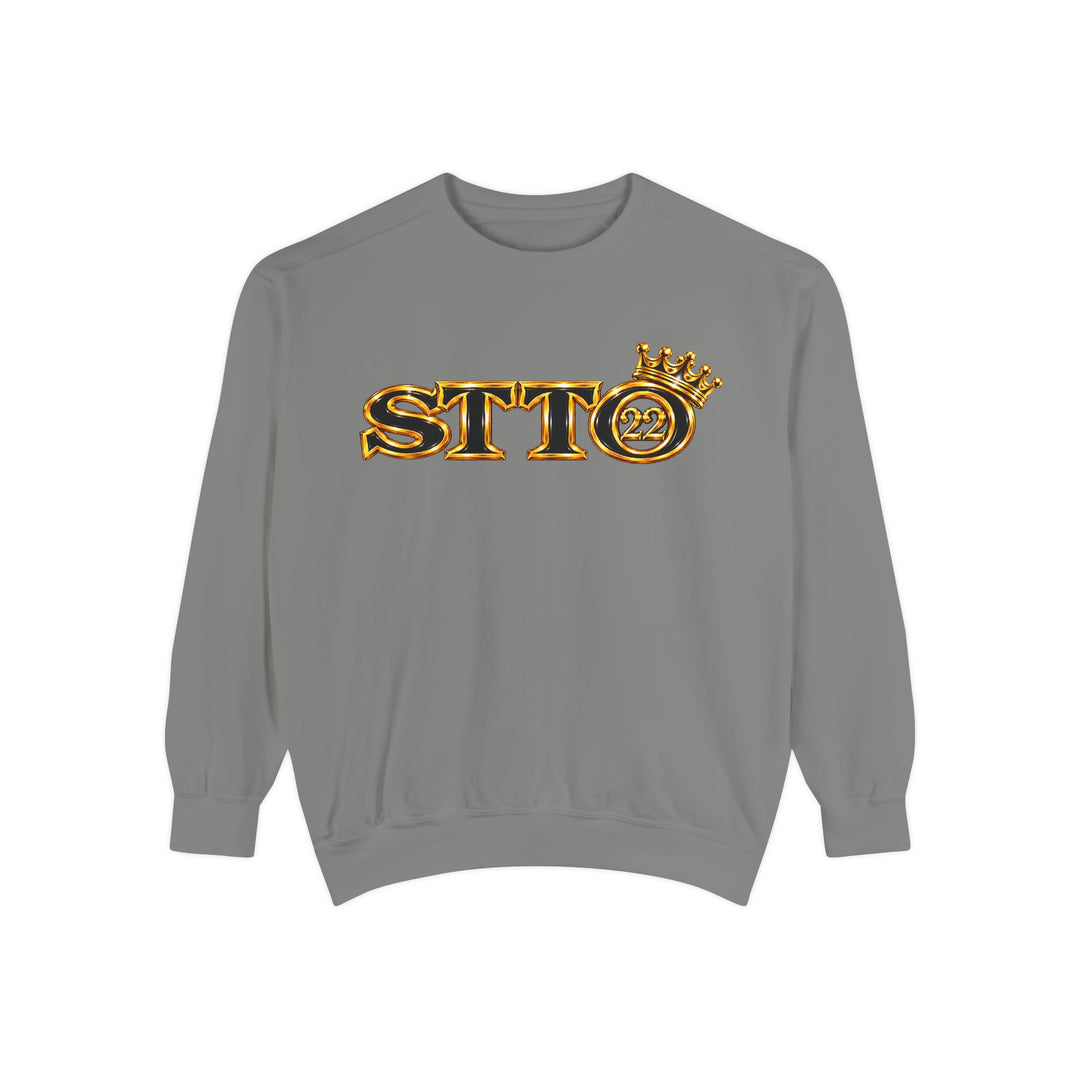 Royalty Graphic Sweatshirt — “SMARTEYWOMANS ROYALS” Gold Foil Crewneck