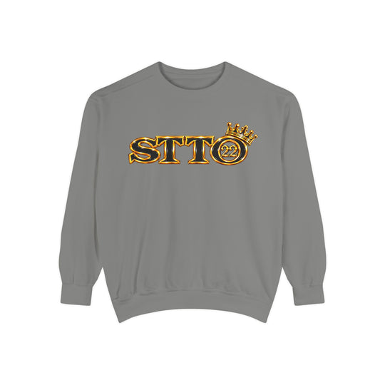 Royalty Graphic Sweatshirt — “SMARTEYWOMANS ROYALS” Gold Foil Crewneck
