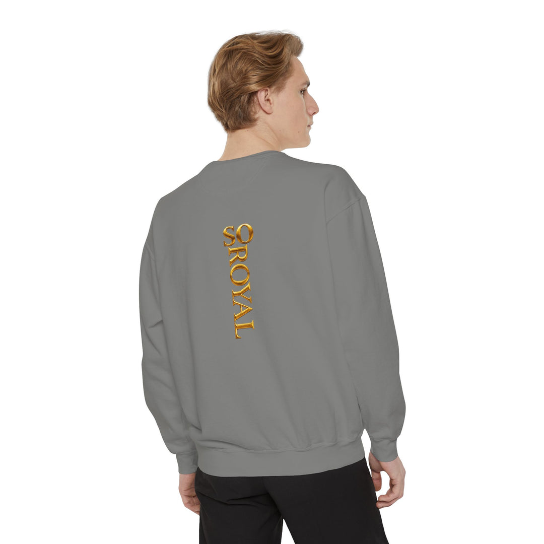 Royalty Graphic Sweatshirt — “SMARTEYWOMANS ROYALS” Gold Foil Crewneck