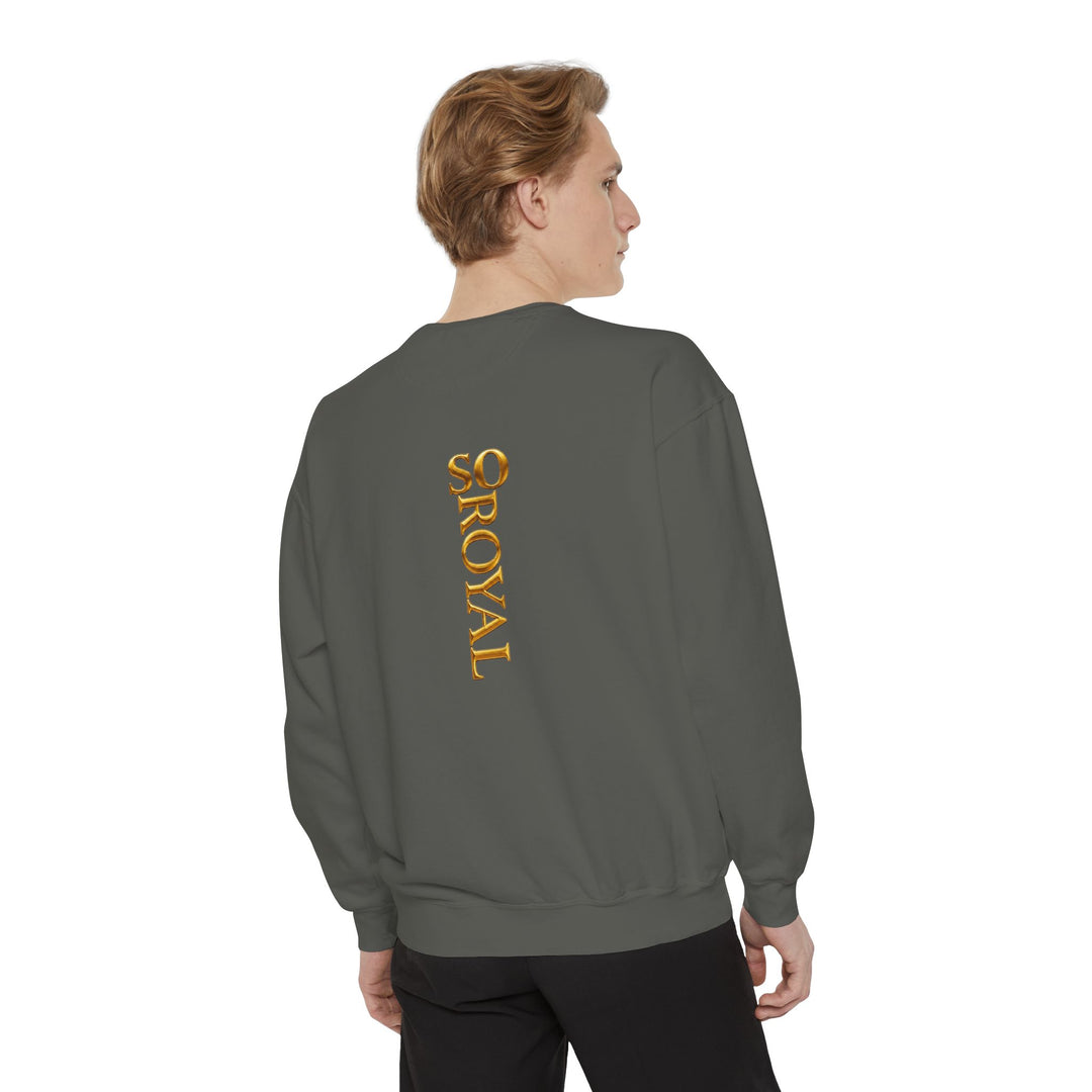 Royalty Graphic Sweatshirt — “SMARTEYWOMANS ROYALS” Gold Foil Crewneck