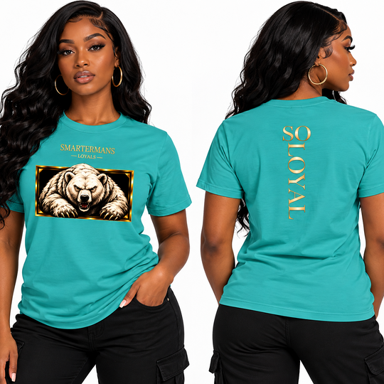 Bear Graphic T-Shirt — “So Loyal”  Crewneck