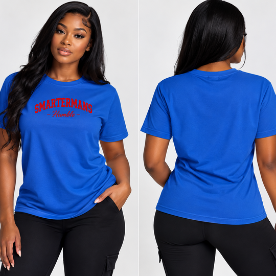 Crop Tee — "SmarterMans Humble" Retro Graphic Women’s Crop Tee