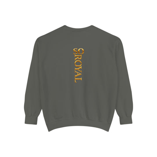Royalty Graphic Sweatshirt — “SMARTEYWOMANS ROYALS” Gold Foil Crewneck