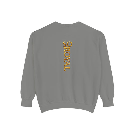 Royalty Graphic Sweatshirt — “SMARTEYWOMANS ROYALS” Gold Foil Crewneck
