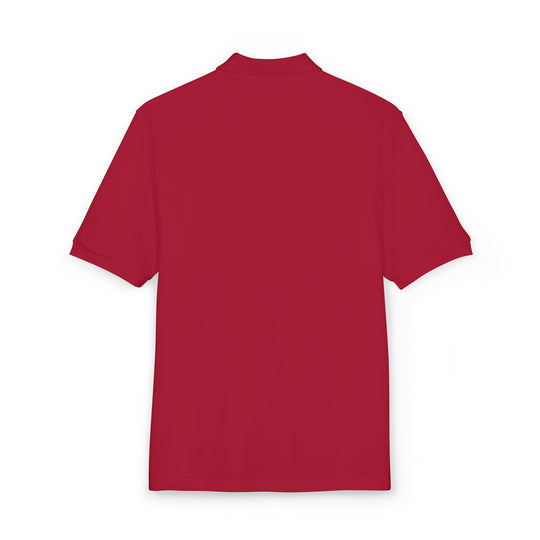 Embroidered Sunflower Crest Polo Shirt