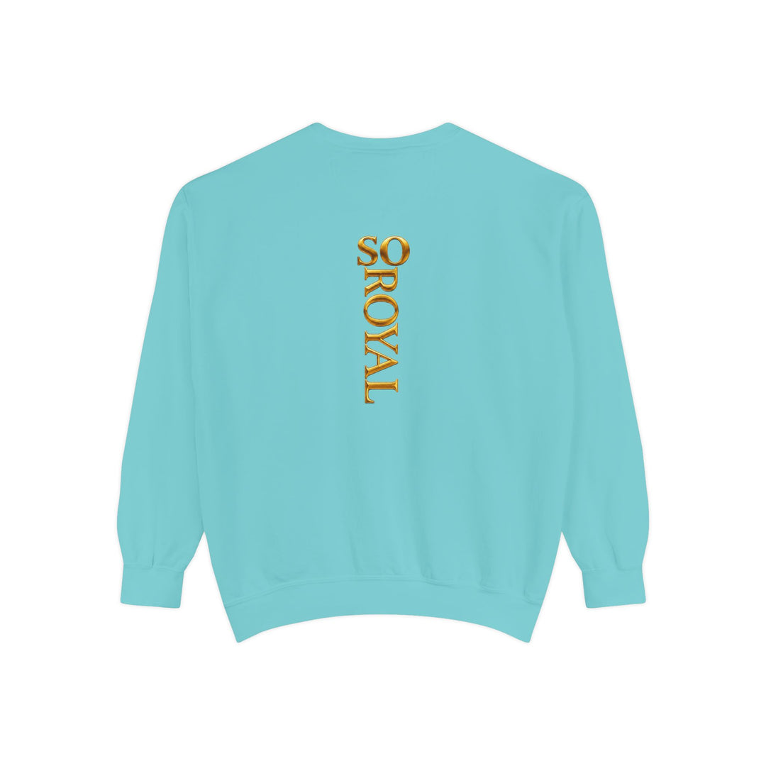 Royalty Graphic Sweatshirt — “SMARTEYWOMANS ROYALS” Gold Foil Crewneck