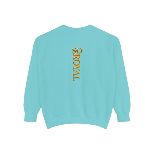 Royalty Graphic Sweatshirt — “SMARTEYWOMANS ROYALS” Gold Foil Crewneck