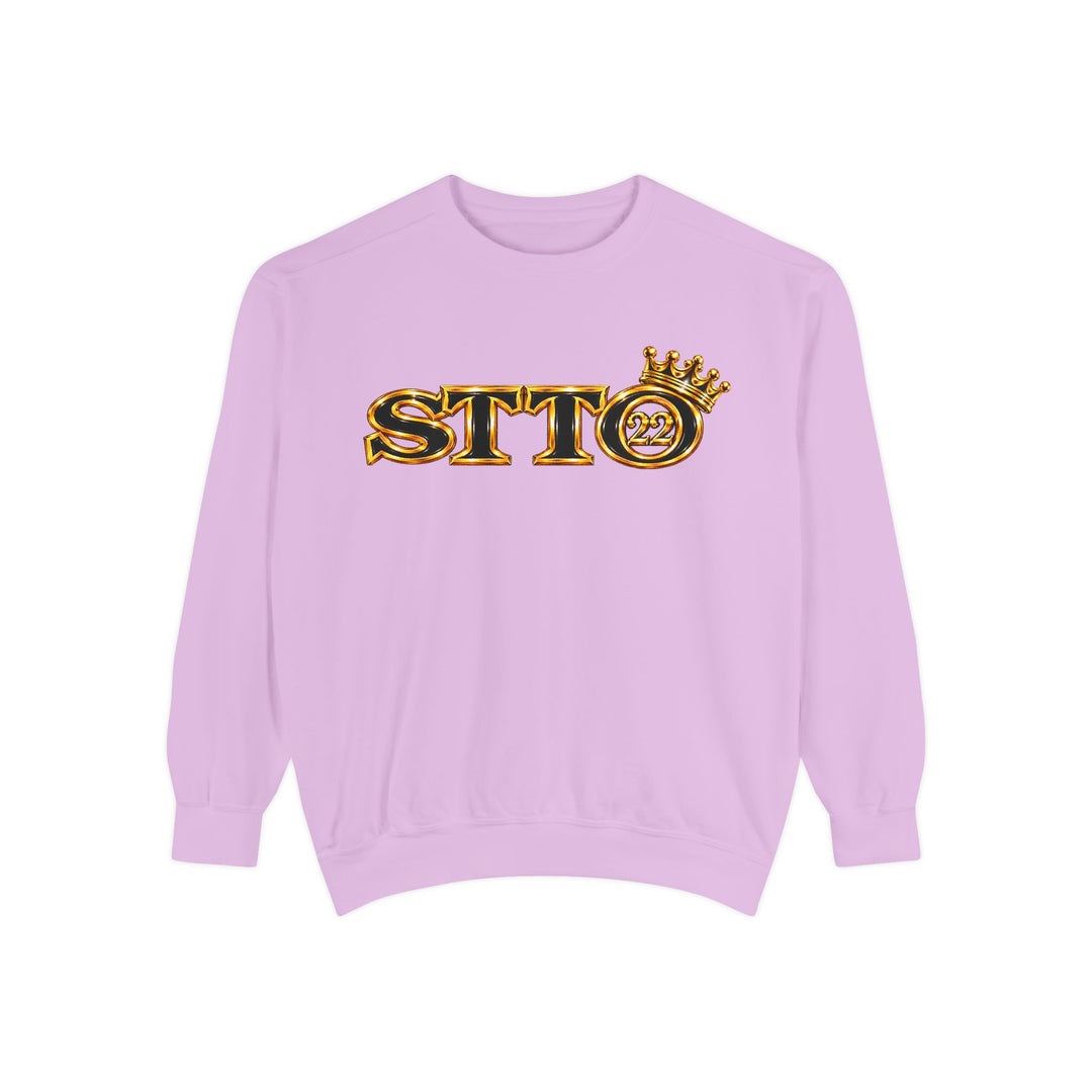 Royalty Graphic Sweatshirt — “SMARTEYWOMANS ROYALS” Gold Foil Crewneck