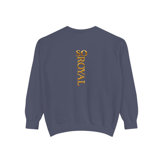 Royalty Graphic Sweatshirt — “SMARTEYWOMANS ROYALS” Gold Foil Crewneck