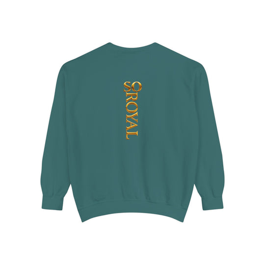 Royalty Graphic Sweatshirt — “SMARTEYWOMANS ROYALS” Gold Foil Crewneck