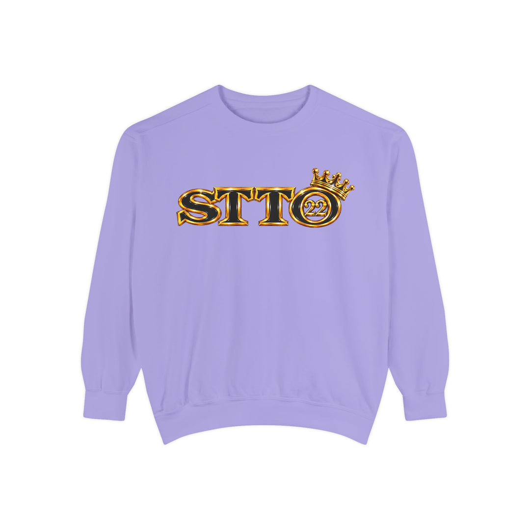 Royalty Graphic Sweatshirt — “SMARTEYWOMANS ROYALS” Gold Foil Crewneck
