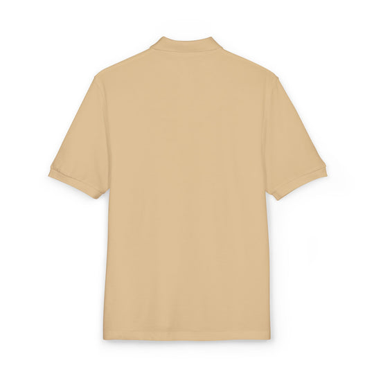 Embroidered Sunflower Crest Polo Shirt