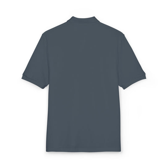 Embroidered Sunflower Crest Polo Shirt