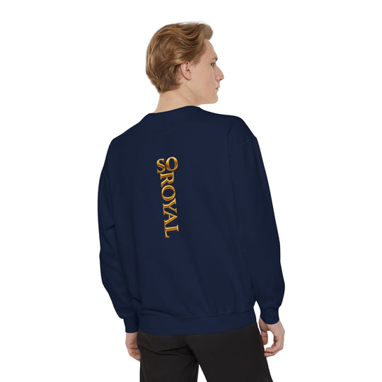 Royalty Graphic Sweatshirt — “SMARTEYWOMANS ROYALS” Gold Foil Crewneck