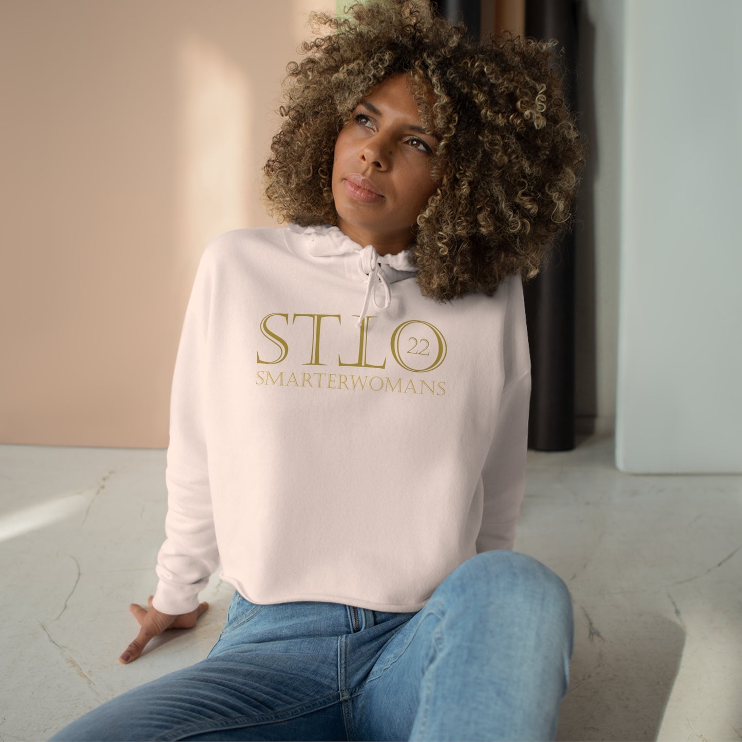 SmarterWomans Stto Crop Hoodie