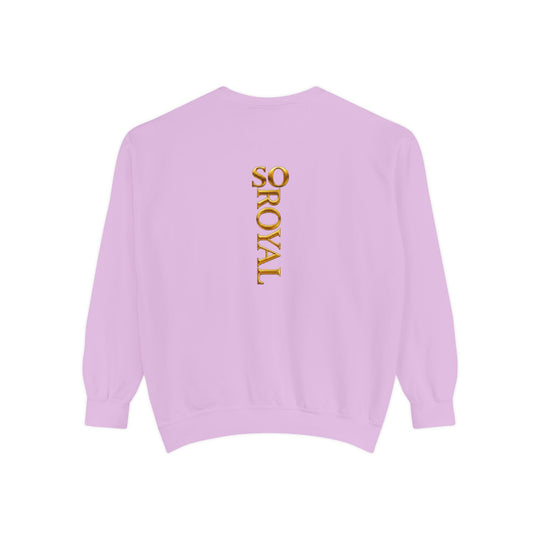 Royalty Graphic Sweatshirt — “SMARTEYWOMANS ROYALS” Gold Foil Crewneck
