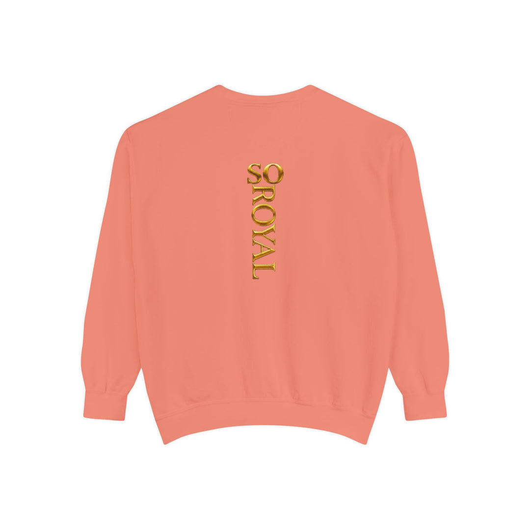 Royalty Graphic Sweatshirt — “SMARTEYWOMANS ROYALS” Gold Foil Crewneck