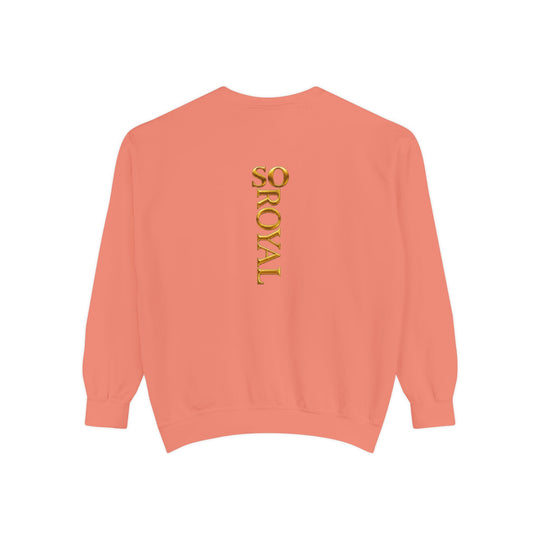 Royalty Graphic Sweatshirt — “SMARTEYWOMANS ROYALS” Gold Foil Crewneck