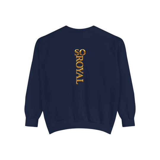 Royalty Graphic Sweatshirt — “SMARTEYWOMANS ROYALS” Gold Foil Crewneck
