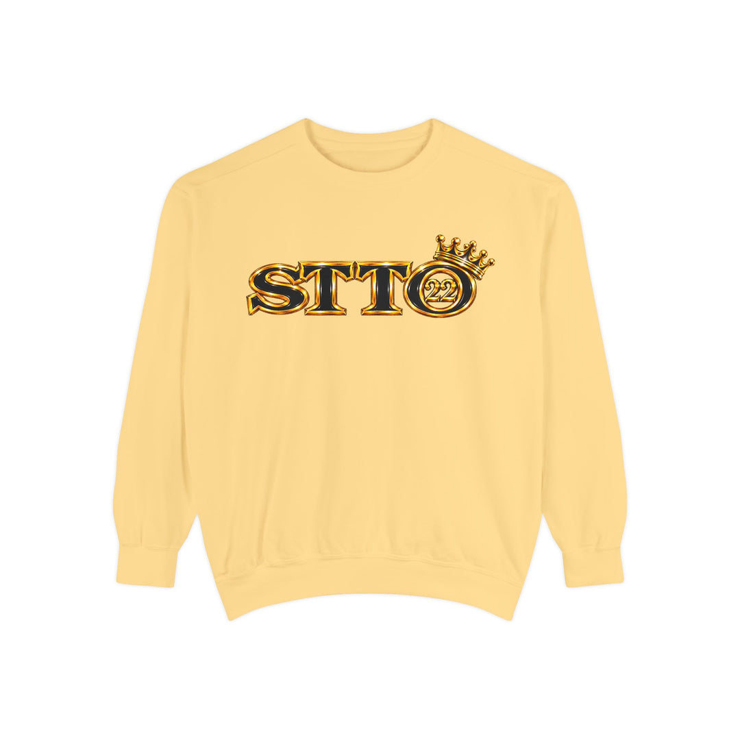 Royalty Graphic Sweatshirt — “SMARTEYWOMANS ROYALS” Gold Foil Crewneck