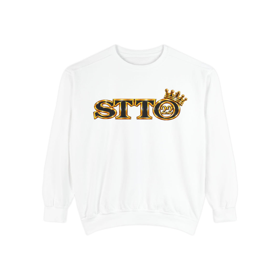 Royalty Graphic Sweatshirt — “SMARTEYWOMANS ROYALS” Gold Foil Crewneck