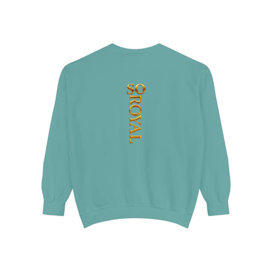 Royalty Graphic Sweatshirt — “SMARTEYWOMANS ROYALS” Gold Foil Crewneck