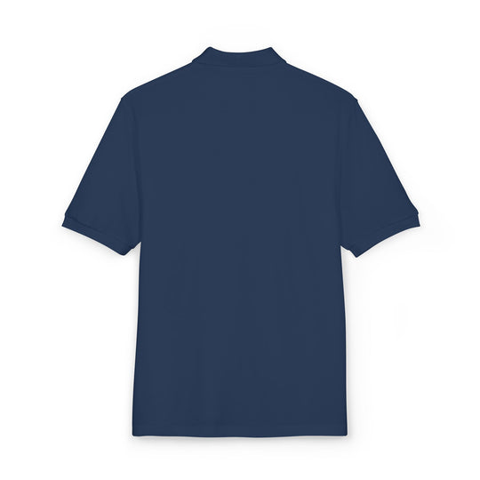 Embroidered Sunflower Crest Polo Shirt