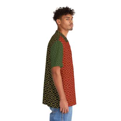 Smarter Man's Golden Heart Hawaiian Shirt