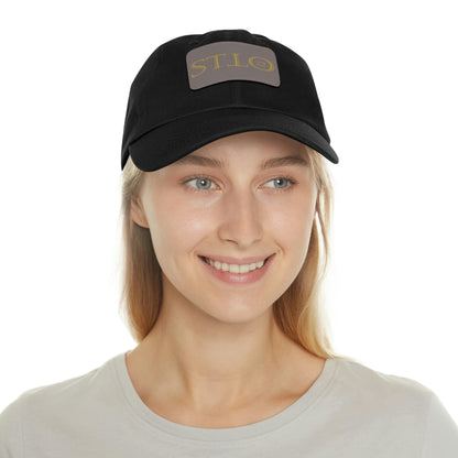 Dad Hat with Leather Patch stto