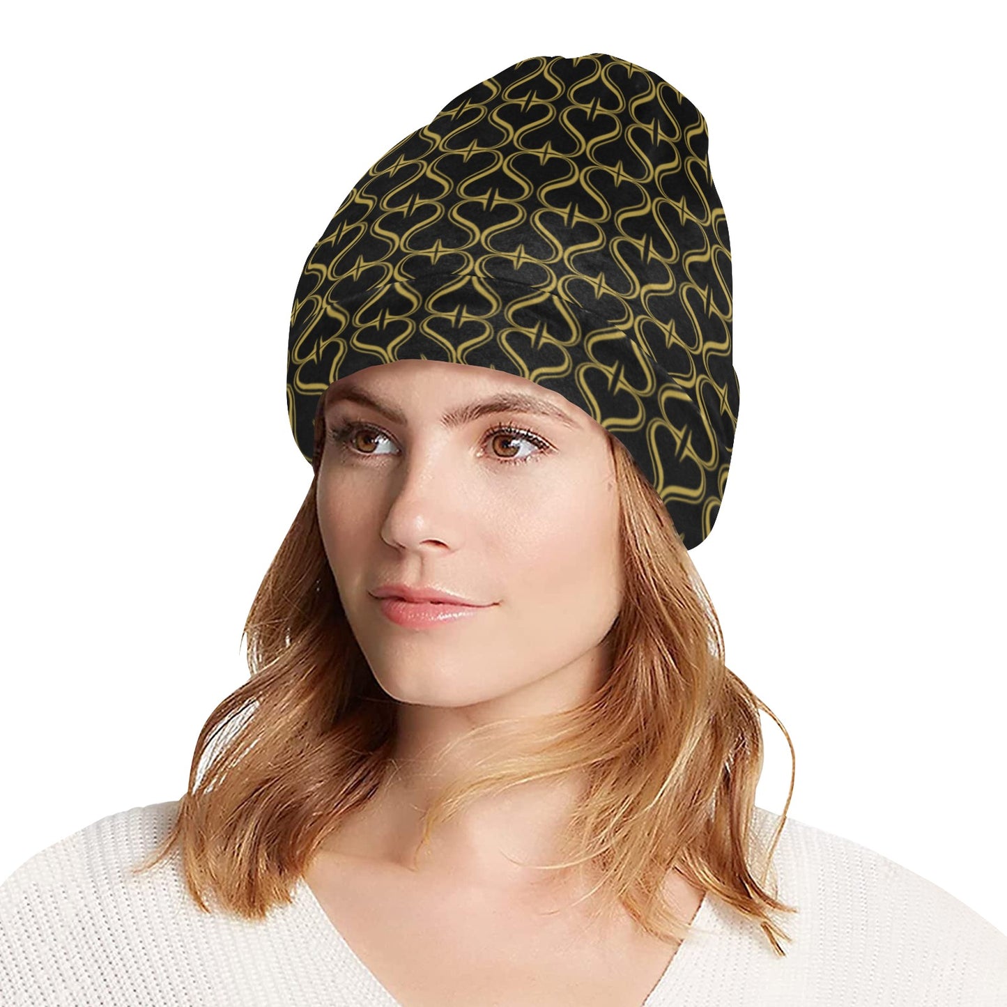 Gold Heart Beanie Stto