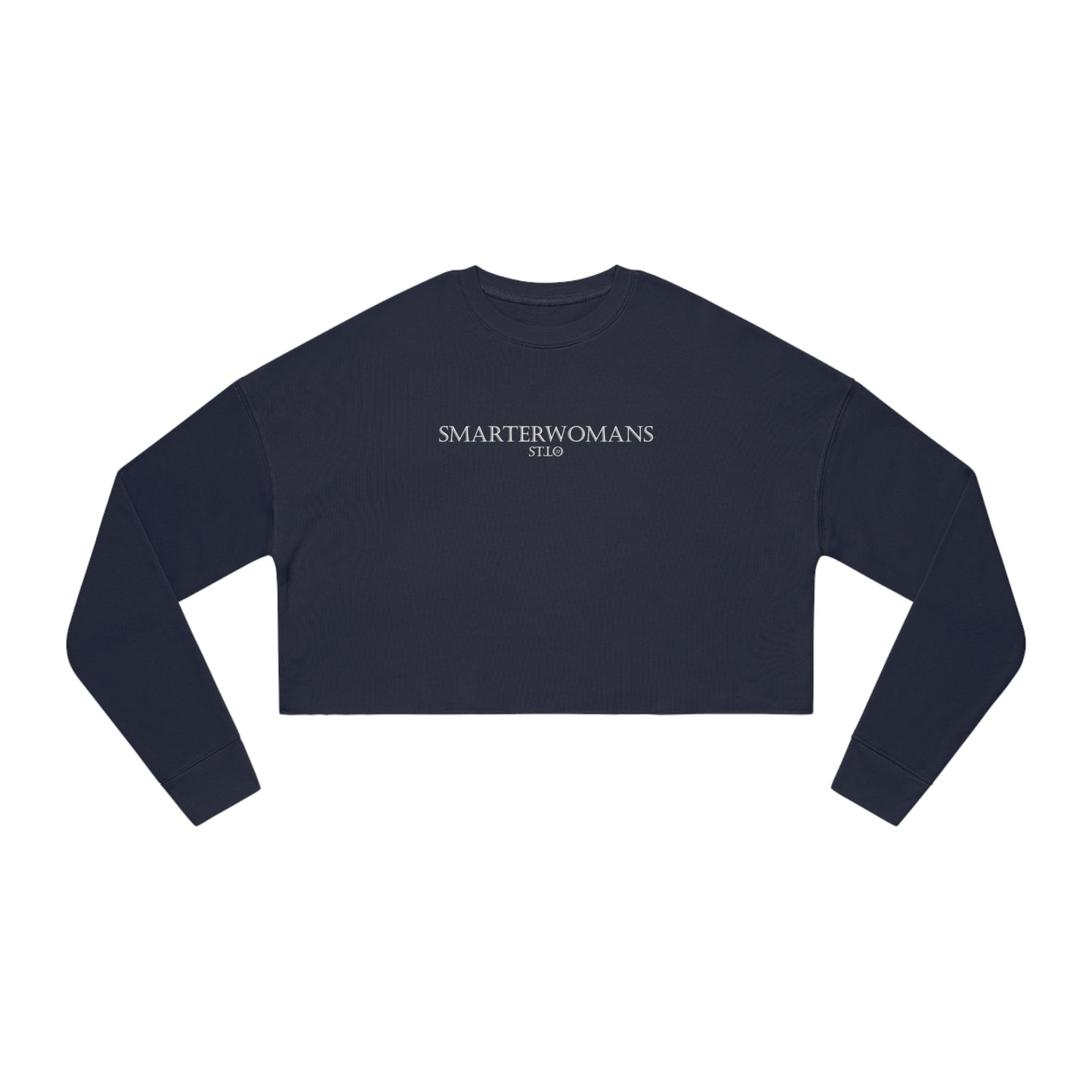 Smarter Woman's Cropped Sweatshirt