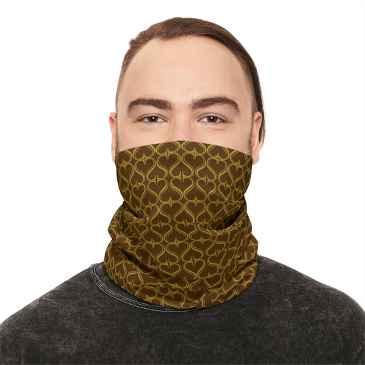 Smarter Mans Winter Neck Gaiter With Drawstring