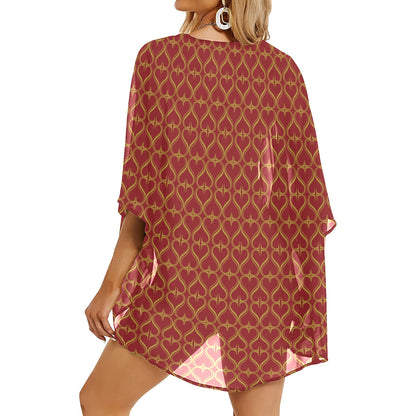 Smarter Woman's Kimono Chiffon Cover Up