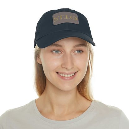 Dad Hat with Leather Patch stto